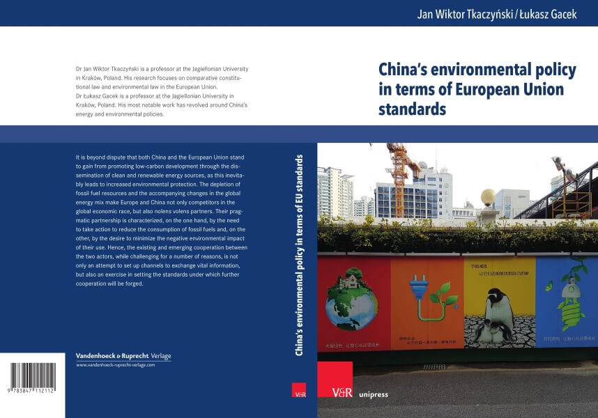 okładka China's environmental policy in terms of European Union standards