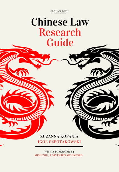 okładka książki Chinese Law Research Guide