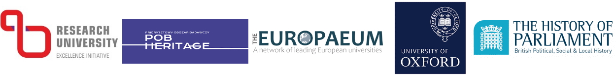 logo research university, logo pob heritage, logo the europaeum, logo university of oxford, logo the history of parliament