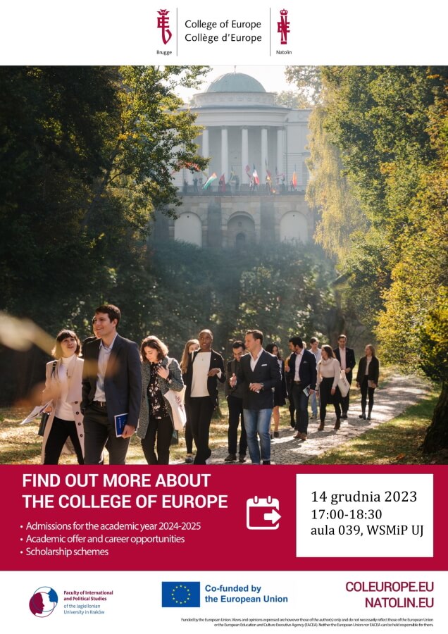 plakat the college of Europe