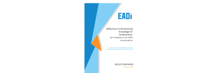 Reflections on Decolonising Knowledge for Development: An invitation to an EADI conversation - nowa publikacja współautorstwa pracownika naszego Wydziału