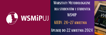 Weekendowe warsztaty metodologiczne dla Studentów i Studentek WSMiP