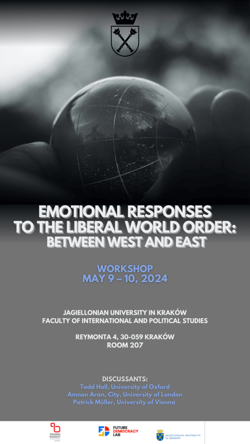 Poster Emotional Responses to the Liberal World Order: Between West and East